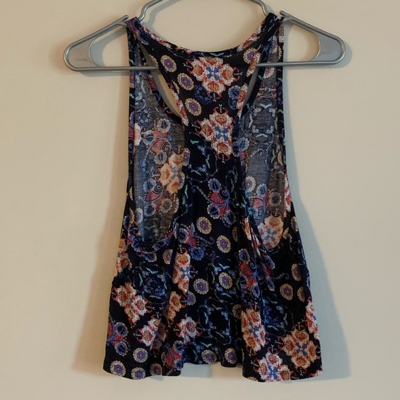 Mudd colorful crop top racer back - Picture 2 of 3